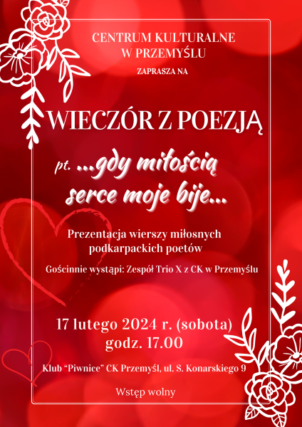 plakat_gdy_miłością_moje_serce_bije