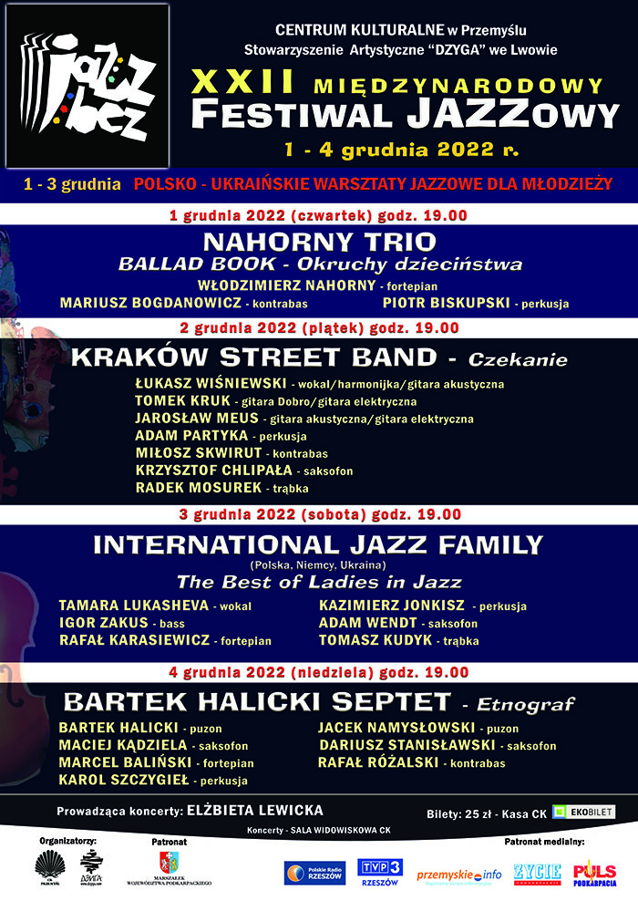 22. MIĘDZYNARODOWY FESTIWAL JAZZOWY