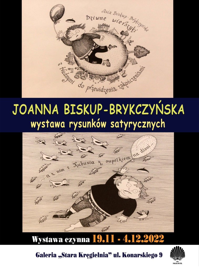 WYSTAWA RYSUNKÓW SATYRYCZNYCH - JOANNA BISKUP-BRYKCZYŃSKA