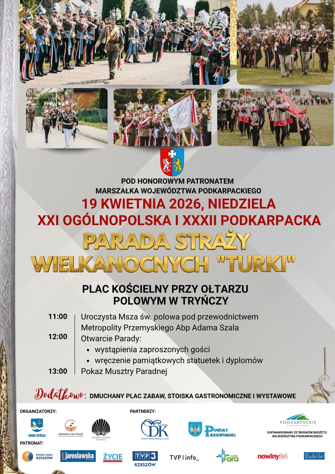 XXI Ogólnopolska i XXXII Podkarpacka Parada Straży Wielkanocnych „Turki” w Tryńczy